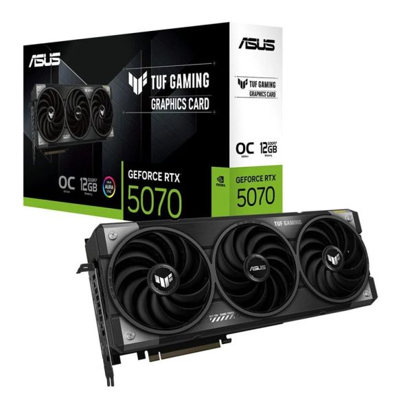 Asus Tuf Gaming GeForce RTX5070 OC TUF-RTX5070-O12G-GAMING 12GB GDDR7 192 Bit DLSS 4 Ekran Kartı