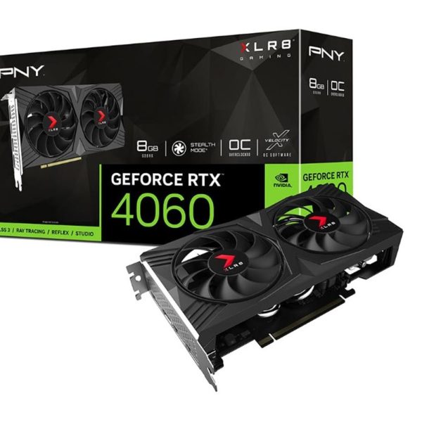 Pny RTX4060 8GB XLR8 OC GDDR6 (VCG40608DFXPB1-O) DX12 Gaming Ekran Kartı
