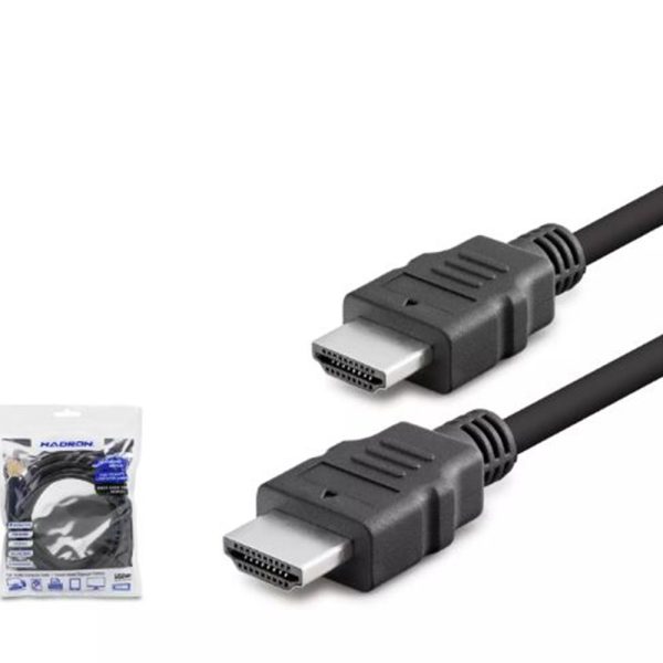HADRON HDX2005  3M  HDMI (M) TO HDMI (M) KABLO PVC  SİYAH