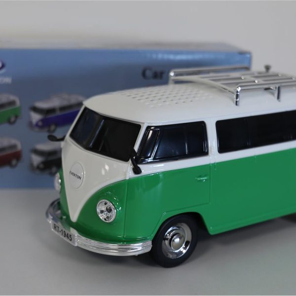 EVERTON RT-1945 Yeşil Arabalı  Bluetooth Fm-Usb-Tf-Aux Şarjlı Nostaljik Radyo