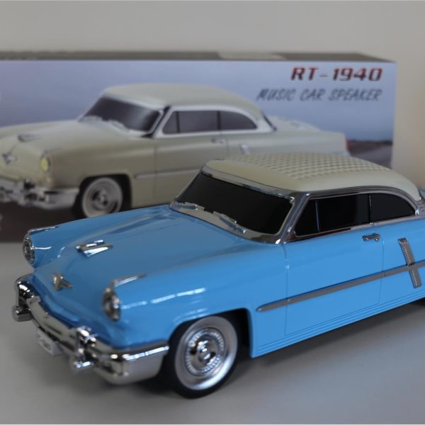 EVERTON RT-1940 Mavi Bluetooth Fm-Usb-Tf-Aux Şarjlı Nostaljik Radyo