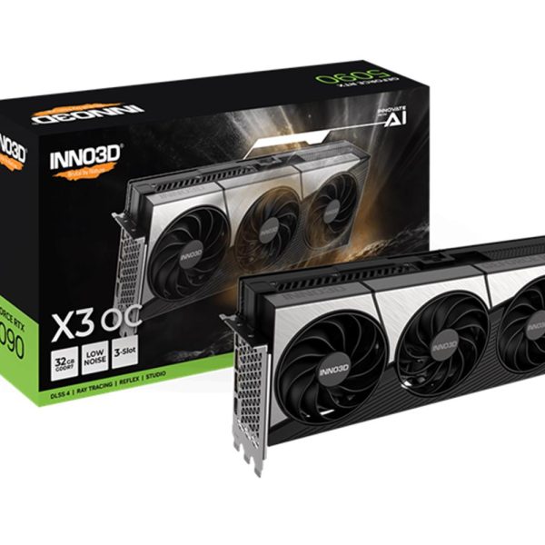 Inno3D RTX5090 x3 OC 32GB 512Bit GDDR73xDP, HDMI, DLSS 4, NVIDIA Reflex 2 Ekran Kartı