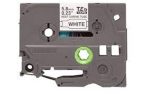 Brother P-Touch HSE-231 12 mm Beyaz Üzerıne Sıyah  Isı ile Daralan Laminasyonlu Etiket