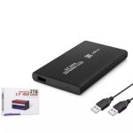 HADRON HDX1758 2.5" HDD KUTUSU USB2.0 METAL SATA SİYAH