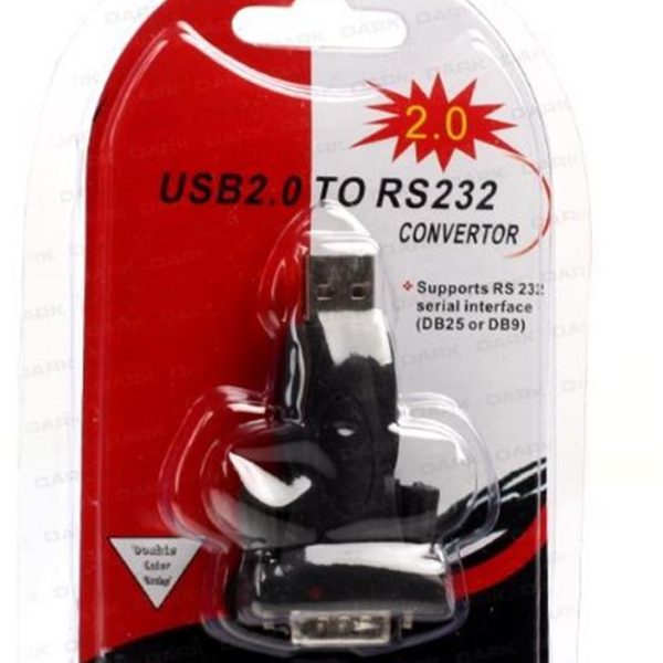Dark Profesyonel USB 2.0- RS232 Dönüştürücü Kablo