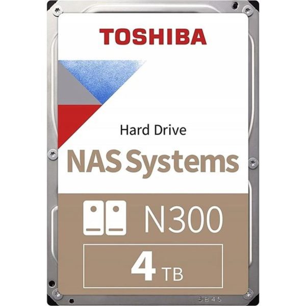 Toshiba 4TB N300 MN10ADA400ES 7200RPM 512MB SATA3 Nas Diski
