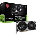 MSI VGA GEFORCE RTX 4070 SUPER12G GAMINGXSLIM RTX4070S12GB GDDR6X 192B DX12 PCIE 4.0 X16 3XDP 1XHDMI - Görsel 2