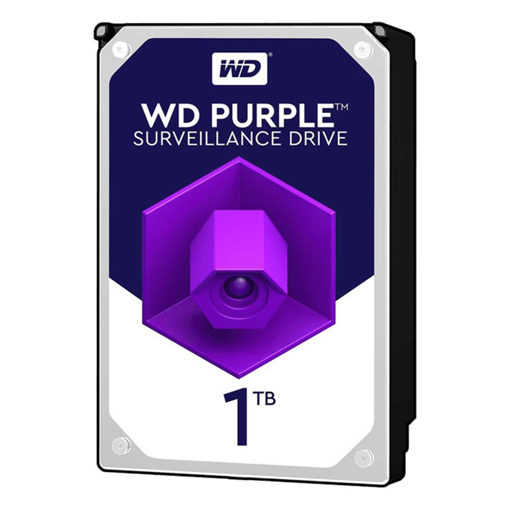 115395 Wd 1Tb Wd10Purx Purple 3,5" 64Mb 5400Rpm Harddisk (İthalat) - Görsel 1