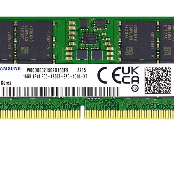 Samsung 16 GB 4800MHz M425R2GA3BB0-CQK DDR5 Notebook Ram
