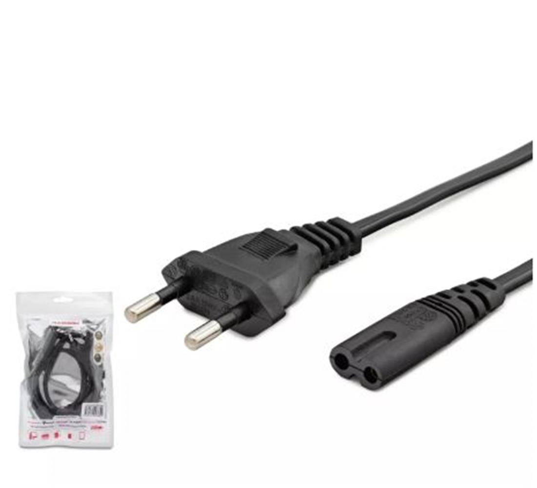 115718 HADRON HDX5566 TEYP POWER KABLO 1.5MT 42PIN 1MM UZUN SOKET AMBALAJLI SİYAH - Görsel 1