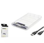HADRON HDX1760 HDD KUTU USB3.0 PLASTİK SATA 2.5" TRANSPARENT - Görsel 2