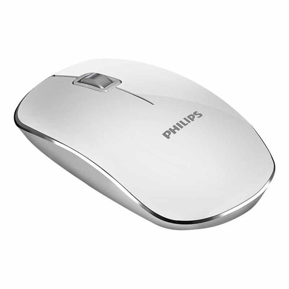 116077 Philips SPK7323WS Beyaz Kablosuz Sessiz Optik Mouse - Görsel 1