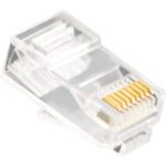 Vcom NM006 100lü Plastik RJ45 8P8C Cat6-UTP-RJ45-3u Konnektör