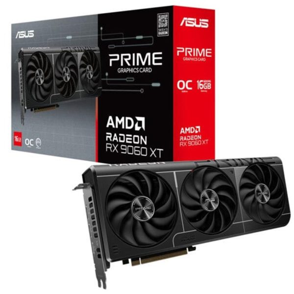 Asus Prime Radeon RX9060 XT OC PRIME-RX9060XT-O16G 16GB GDDR6 128 Bit Ekran Kartı