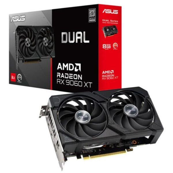 Asus Dual Radeon RX 9060 XT DUAL-RX9060XT-8G 8GB GDDR6 128 Bit Ekran Kartı