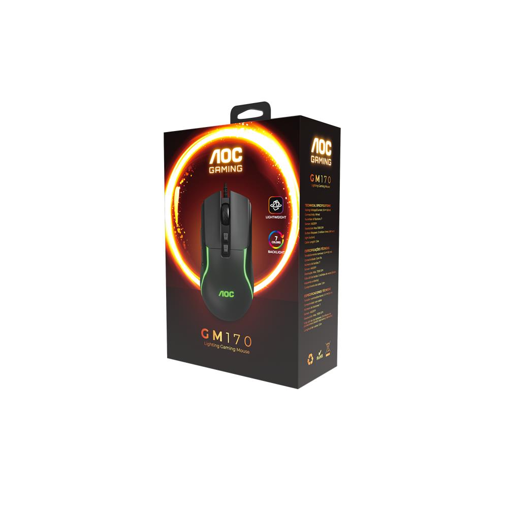 116233 AOC GM170B-LA Kablolu Gaming Mouse - Görsel 1