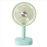 Everest EFN-510 Yeşil- Sarı 1200mAh 5 İnç 3 Hız Kademeli Dönebilen Masaüstü Usb Fan - Görsel 2