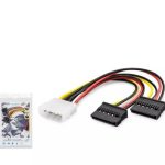 Hadron Hdx5525 Sata Power Kablo Poşetli 2In1 16Cm Siyah