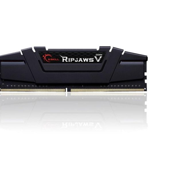 GSkill 8GB RipjawsV Siyah DDR4 3200Mhz CL16 1.35V Tek Modül Ram F4-3200C16S-8GVKB Soğutuculu Pc Ram