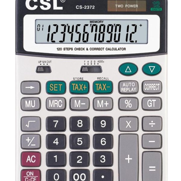 CSL CS-2372 12 Hane Masa Tipi İşlem Kontrollü Hesap Makinesi
