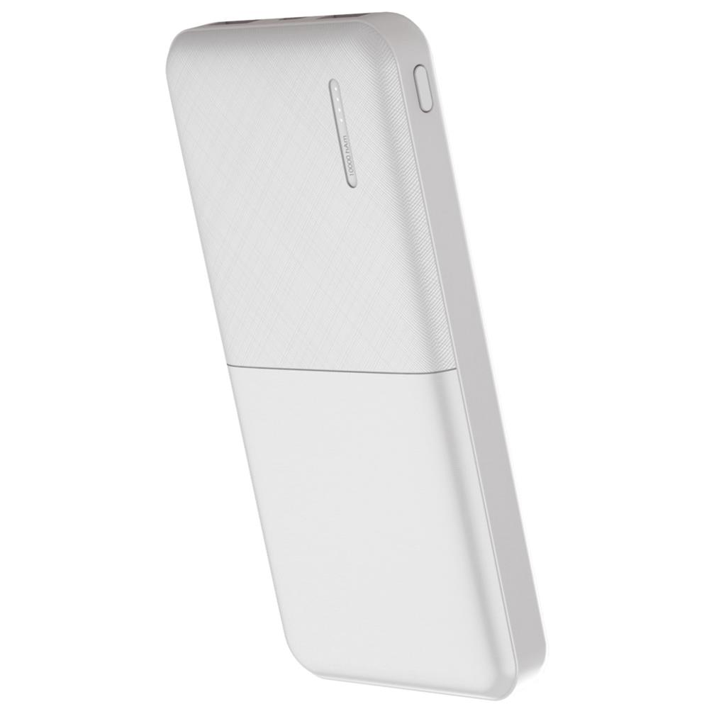 117058 SnapMax SNP-3009 Beyaz 10.000 mah Powerbank 2x USB Çıkışlı 1 Type-C ve 1 Micro Girişli - Görsel 1