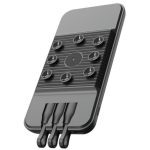 SnapMax SNP-3007 10.000 mah Siyah Vantuzlu Kablosuz ve 3in1 Kablolu Powerbank