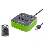 Hadron Hdx7006 Usb Hub Combo 3-Usb + Ms + Sd + M2 + Tf Yeşil - Görsel 2
