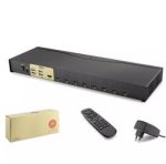 Hadron Hdx1378 8 Port Hdmi Kvm Switch  Siyah IR uzaktan kumanda - Görsel 2