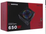 Rampage RGB-650 650W 80 Plus Bronze Aktif PFC 12cm RGB Fanlı Power Supply