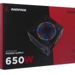 Rampage RGB-650 650W 80 Plus Bronze Aktif PFC 12cm RGB Fanlı Power Supply