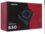 Rampage RGB-650 650W 80 Plus Bronze Aktif PFC 12cm RGB Fanlı Power Supply - Görsel 2