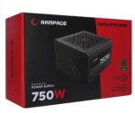 Rampage MATE M750-80PB 750W 12cm Fan Full Modular 80 Plus Bronze Aktif PFC Siyah Power Supply - Görsel 2