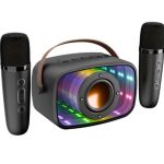 Mikado MD-57BT Endless 5W Siyah TF + USB + AUX + BT Destekli 2 Wireless Karaoke Mikrofon 1200mAh