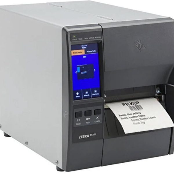 Zebra ZT231T Termal Transfer 203 Dpi Usb, Seri, Ethernet Endüstriyel Barkod Yazıcı
