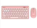 Everest LUMI KM-BT903 Pembe 3in1 3 BT + 2.4 1600dpi  Q Kablosuz Klavye + Mouse Set - Görsel 2