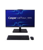 Casper Nirvana A90.1362-BE00X-V-S Siyah i7 13620H 16GB RAM 500GB 23.8" FreeDOS Pivot All In One