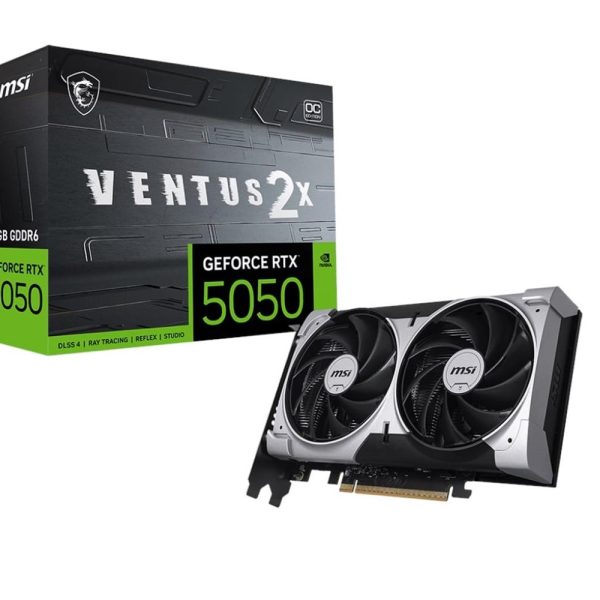 Msı GeForce RTX5050 Ventus 2X OC 8G 8GB GDDR6 128 Bit DLSS 4 Ekran Kartı