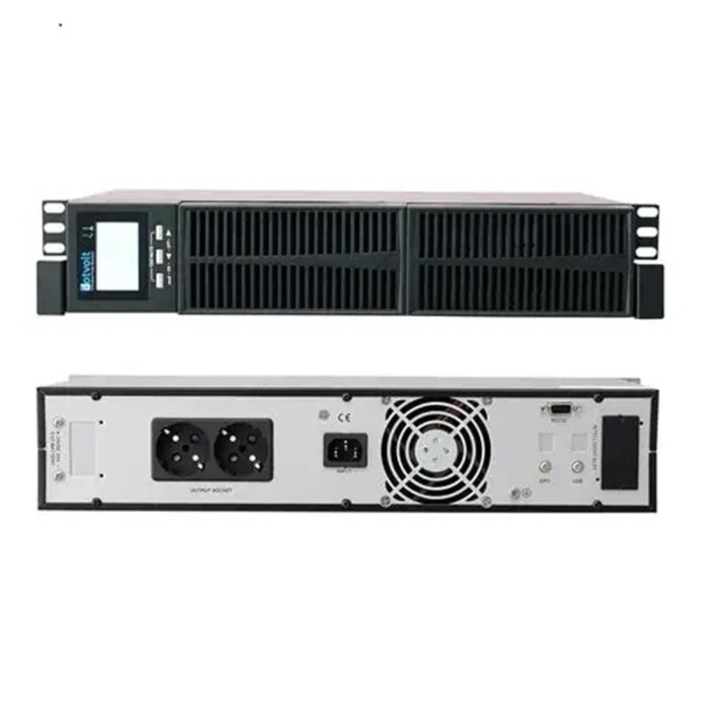 118068 DOTVOLT VOLT RT 1 KVA (1-1) (2x7AH) RACK TOWER - Görsel 1