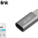 S-link SL-TA25M Gümüş Metal Gövde MicroUSB 5pin F to Type C M Çevirici