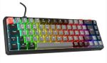 Rampage YORU MINI Gri-Siyah Type-C Bağlantılı OUTEMU Red Swich Q Mekanik Gaming Oyuncu Klavye RGB - Görsel 2