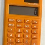 CSL CS-118-T Turuncu 8 Hane Cep Tipi Hesap Makinesi