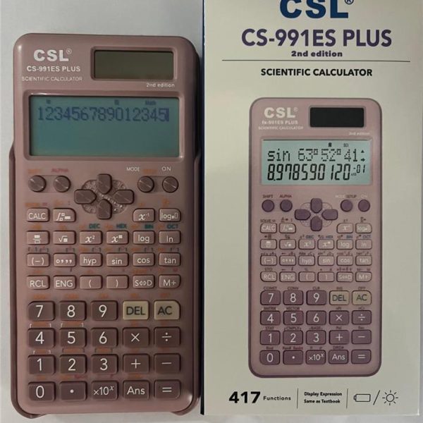 CSL CS-991ES PLUS-PINK Pembe Fonksiyonel Hesap Makinesi