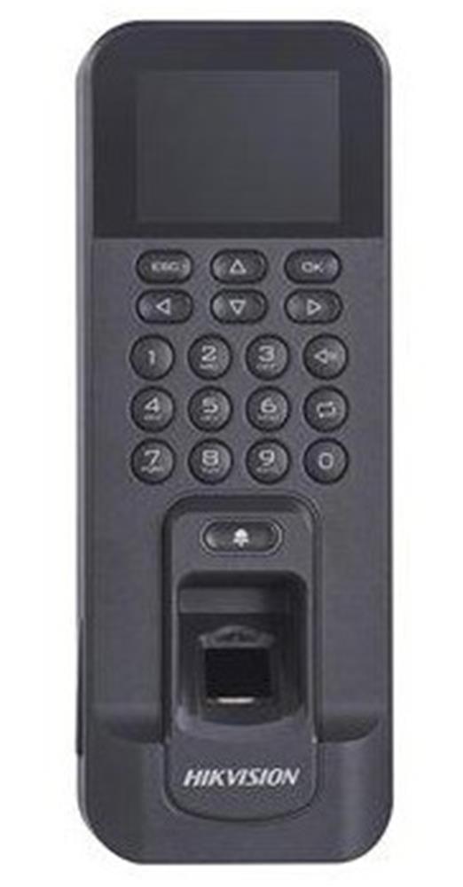 118454 Hikvision DS-K1T804AMF Parmak İzi ve Mifare Kart Okuyuculu Bağımsız Terminal (LCD ve Kaypad li) - Görsel 1