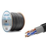 Nodar Nd2001 Utp Cat6 Dışmekan Kablo 23Awg Çift Pvc 4P- 1-0.57Mm Cca 305mt Siyah - Görsel 2