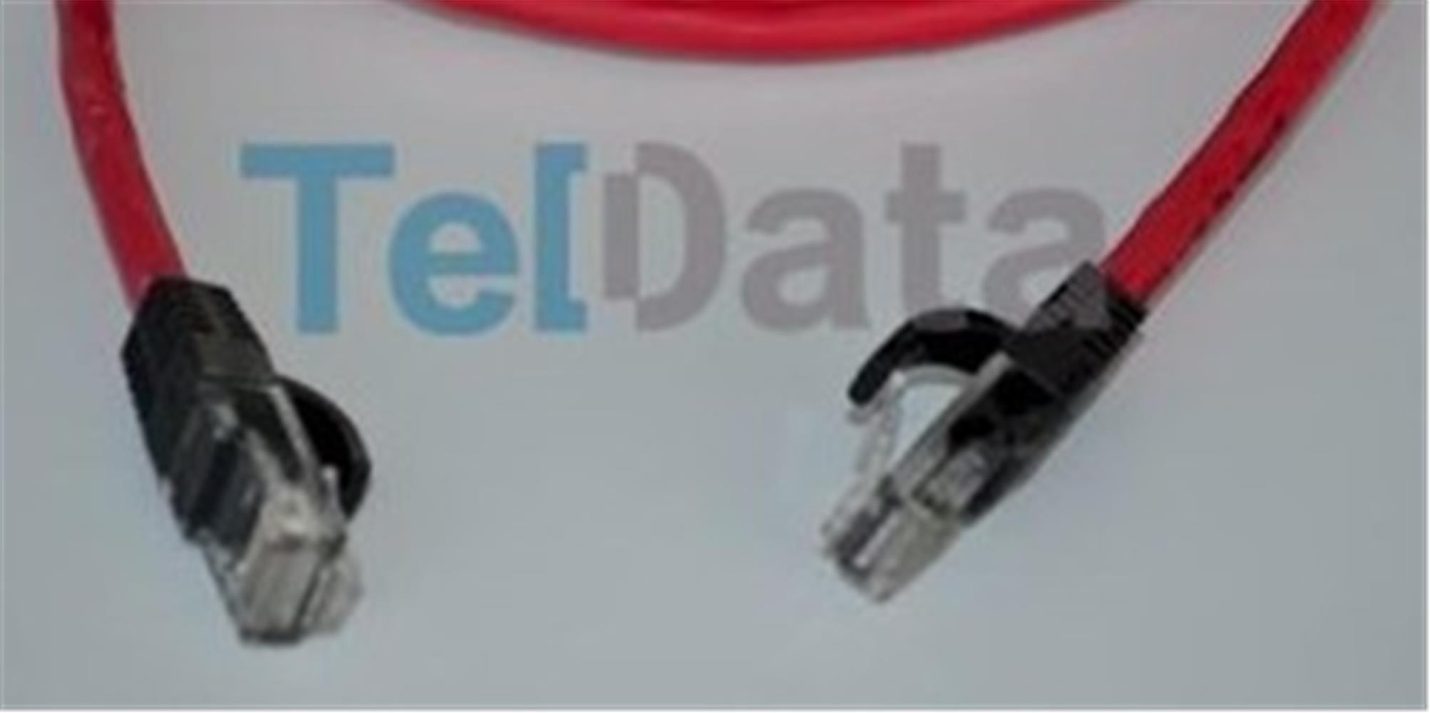 118477 Teldata TLD-2000K Cat6 20MT Kırmızı Utp Patch Kablo - Görsel 1