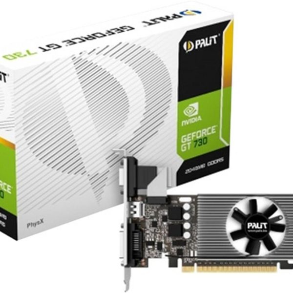Palit Nvidia GeForce GT 730 2GB 64Bit DDR5 (DX12) PCI-E 2.0 Ekran Kartı (PLT-NE5T7300HD46-2081F)