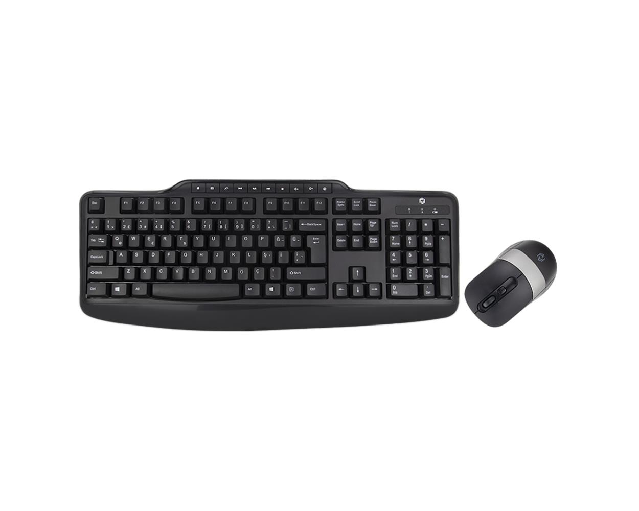 118908 Frisby FK-4880QU Kablosuz Q-Türkçe Multimedya Klavye & Mouse - Görsel 1