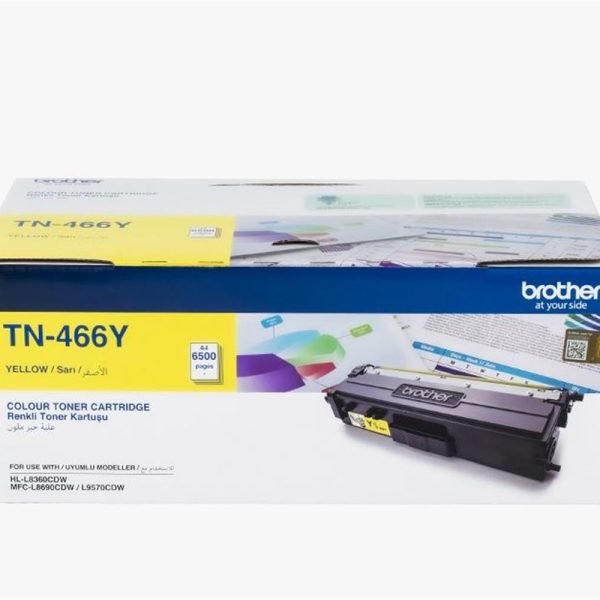 Brother TN-466Y 6.500 Sayfa Yellow SarıToner HL-8360 MFC-8690
