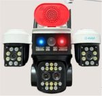 OKam O-Kam 8095 3 Lens Sirenli Çakarlı Wifi Solar Kamera