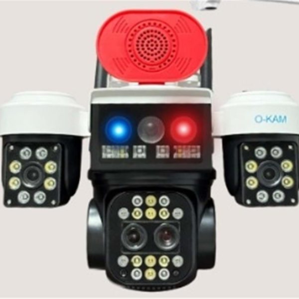 OKam O-Kam 8095 3 Lens Sirenli Çakarlı Wifi Solar Kamera